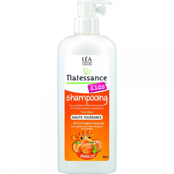 Natessance-Kids Naturel Shampoo Abricot Apricot