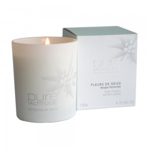 Pure Altitude-Home- BAIN SERENITE Fleurs de Neige Bougie Parfumee Snow Flowers Scented Candle