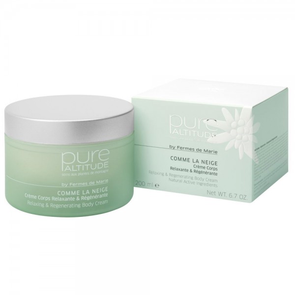 Pure Altitude-Lift Alpes-BAIN SERENITE Comme La Neige Creme Corps Relaxante Regenerante Relaxing Regenerating Body Cream