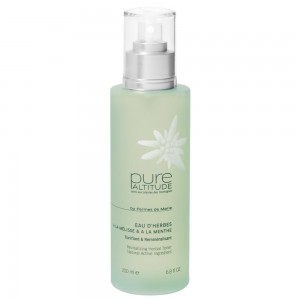 Pure Altitude-Lift Alpes-BAIN SERENITE Eau D'herbes Melisse Menthe Tonifiant remineralisant revitalizing herbal toner