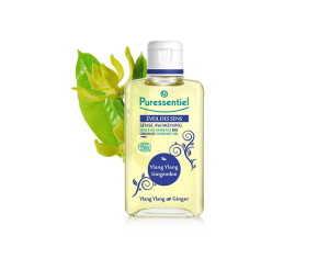 Puressentiel Bien Etre Éveil des Sens Huile de Massage Bio Sense Awakening Organic Massage Oil Ylang Ylang Gingembre Ginger