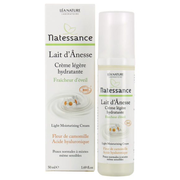 natessance-creme-legere-hydratante-lait-d'anesse-fraicheur-d-eveil-acide-hyaluronique-packshot-produit-health-essentials-liban